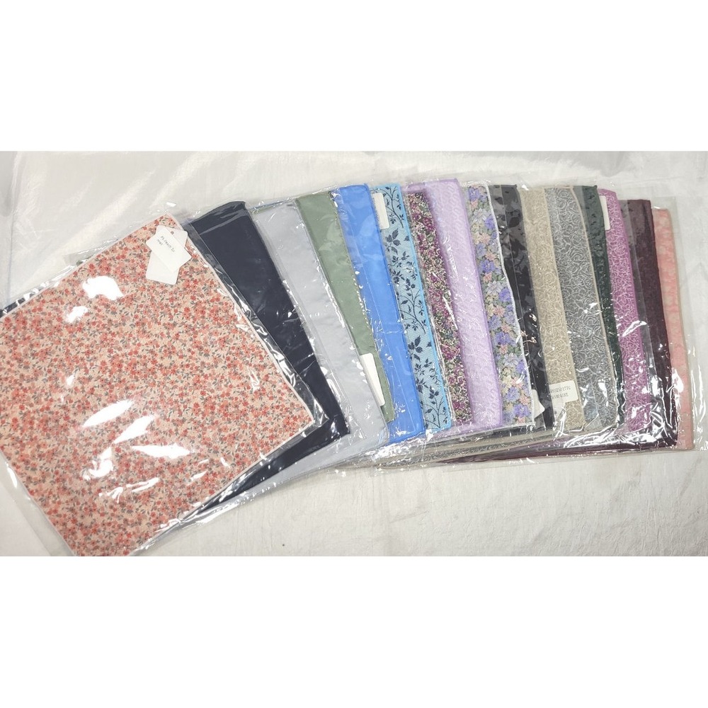 LOT #3: 16 DIBI Menswear Rayon Blend & Microfiber Pocket Squares